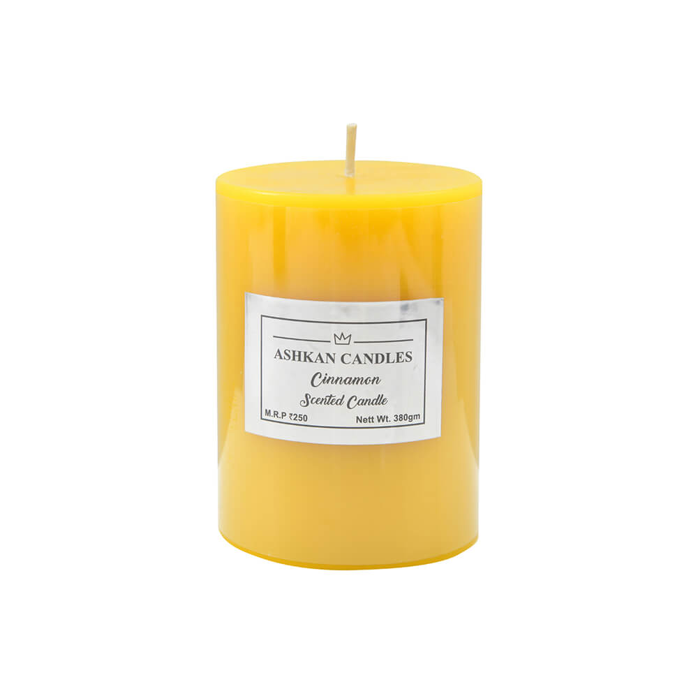 Ashkan Cinnamon pillar Candle